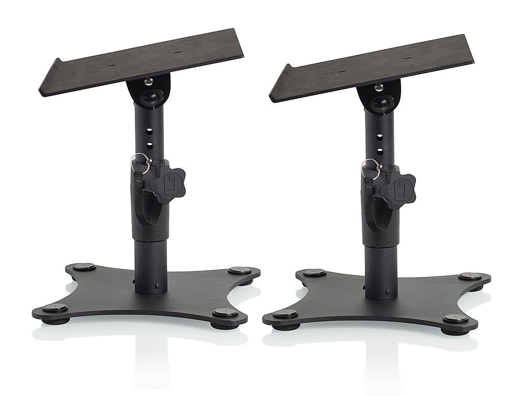 Alt View 14. Gator Frameworks - Desktop Studio Monitor Stand - Black.