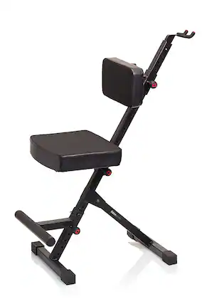 Front. Gator Frameworks - Deluxe Guitar Seat - Black.