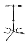 Front. Gator Frameworks - Double Guitar Stand - Black.