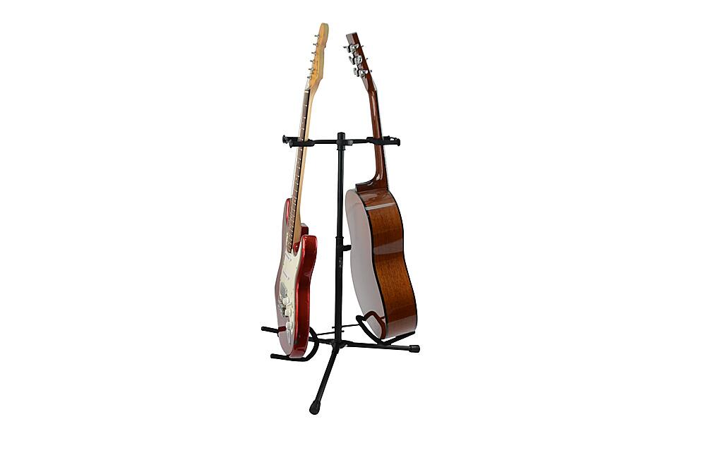 Alt View 13. Gator Frameworks - Double Guitar Stand - Black.