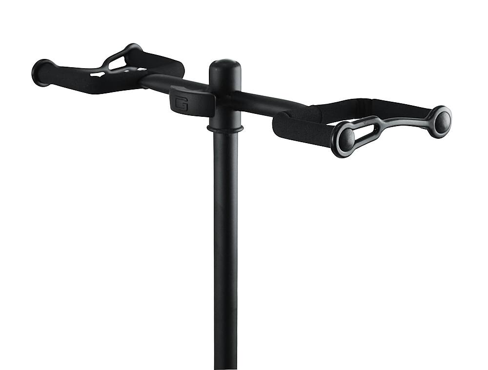 Left. Gator Frameworks - Double Guitar Stand - Black.