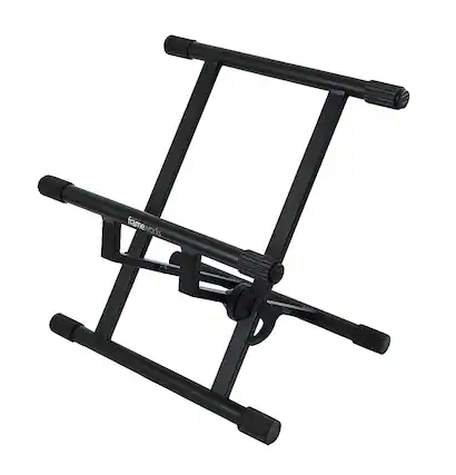 Front. Gator Frameworks - Combo Amp Stand - Black.