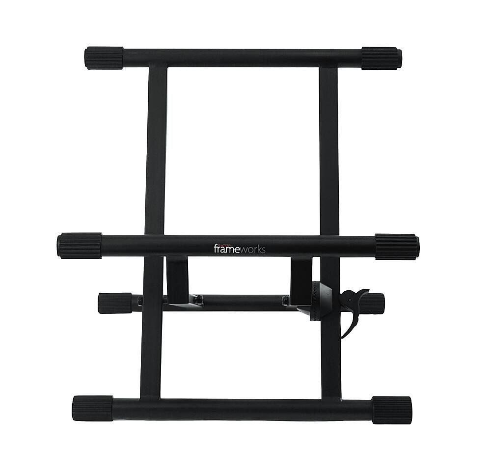 Left. Gator Frameworks - Combo Amp Stand - Black.