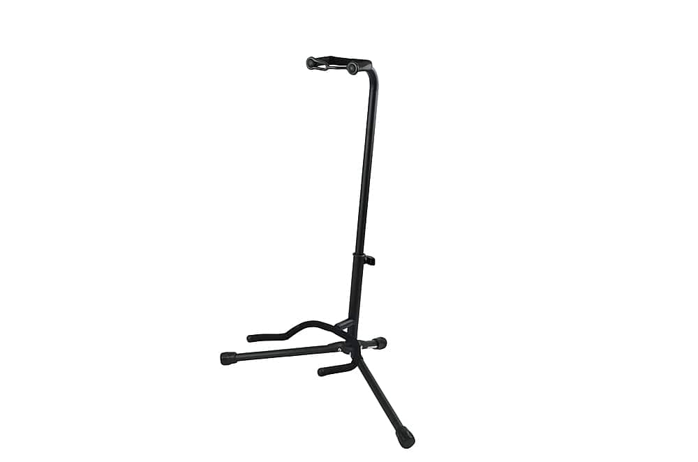 Front. Gator Frameworks - Single Guitar Stand - Black.