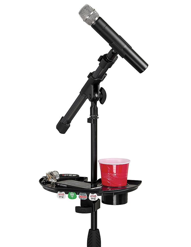 Alt View 12. Gator Frameworks - Microphone Stand Accessory Tray - Black.