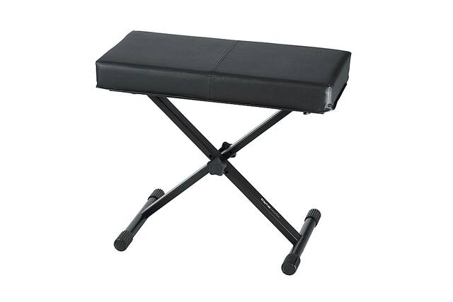 Front. Gator Frameworks - Keyboard Bench - Black.