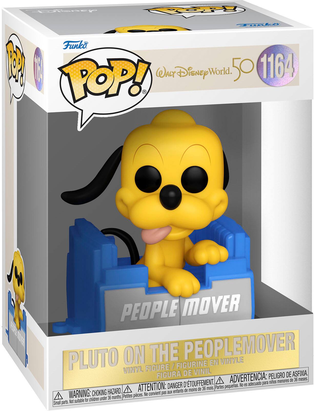 Angle. Funko - POP! Disney: Walt Disney World 50th - People Mover Pluto - Multi.
