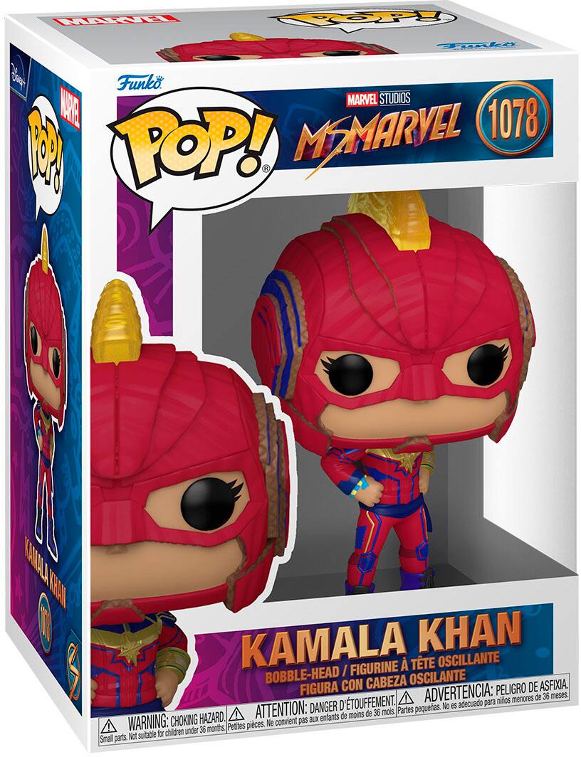 Angle. Funko - POP! Marvel: Ms. Marvel - Kamala Khan.