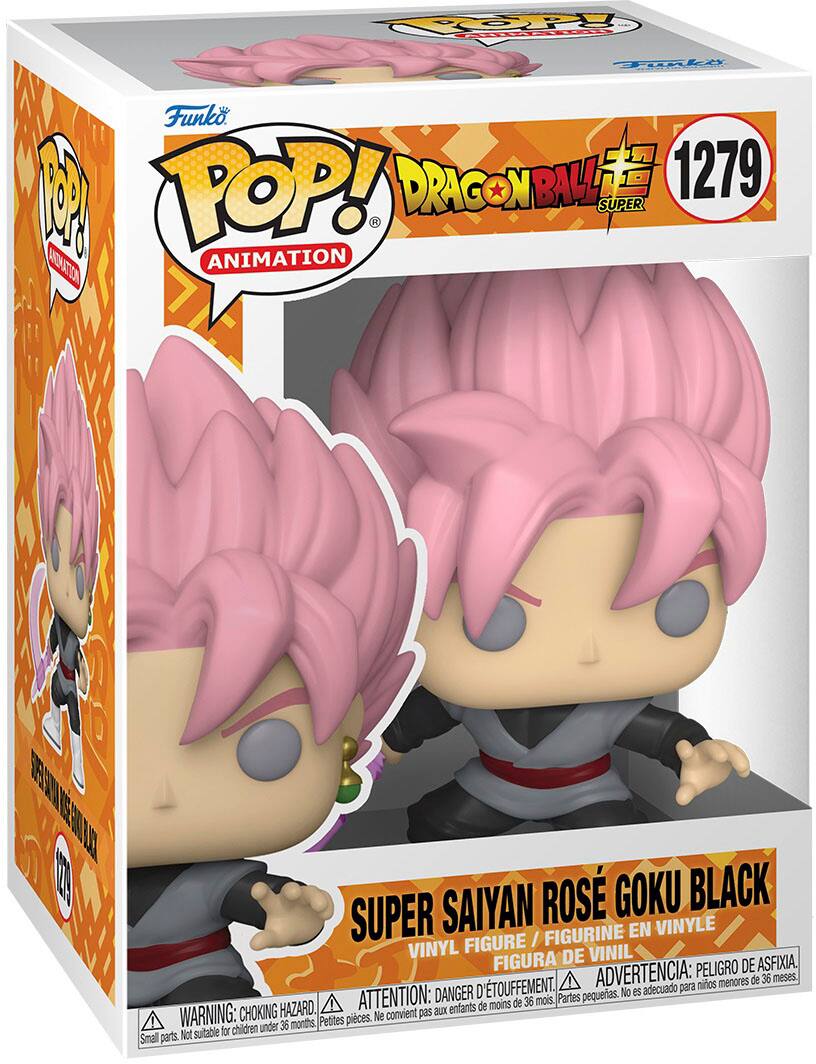 Angle. Funko - POP! Animation: Dragon Ball Super - Super Saiyan Rosé Goku Black.