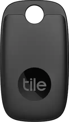 Angle. Tile by Life360 - Pro (2022) - 1 pack Powerful Bluetooth Tracker, Key Finder and Item Locator for Keys, Bags, and More; Up to 400 ft Range - Black.