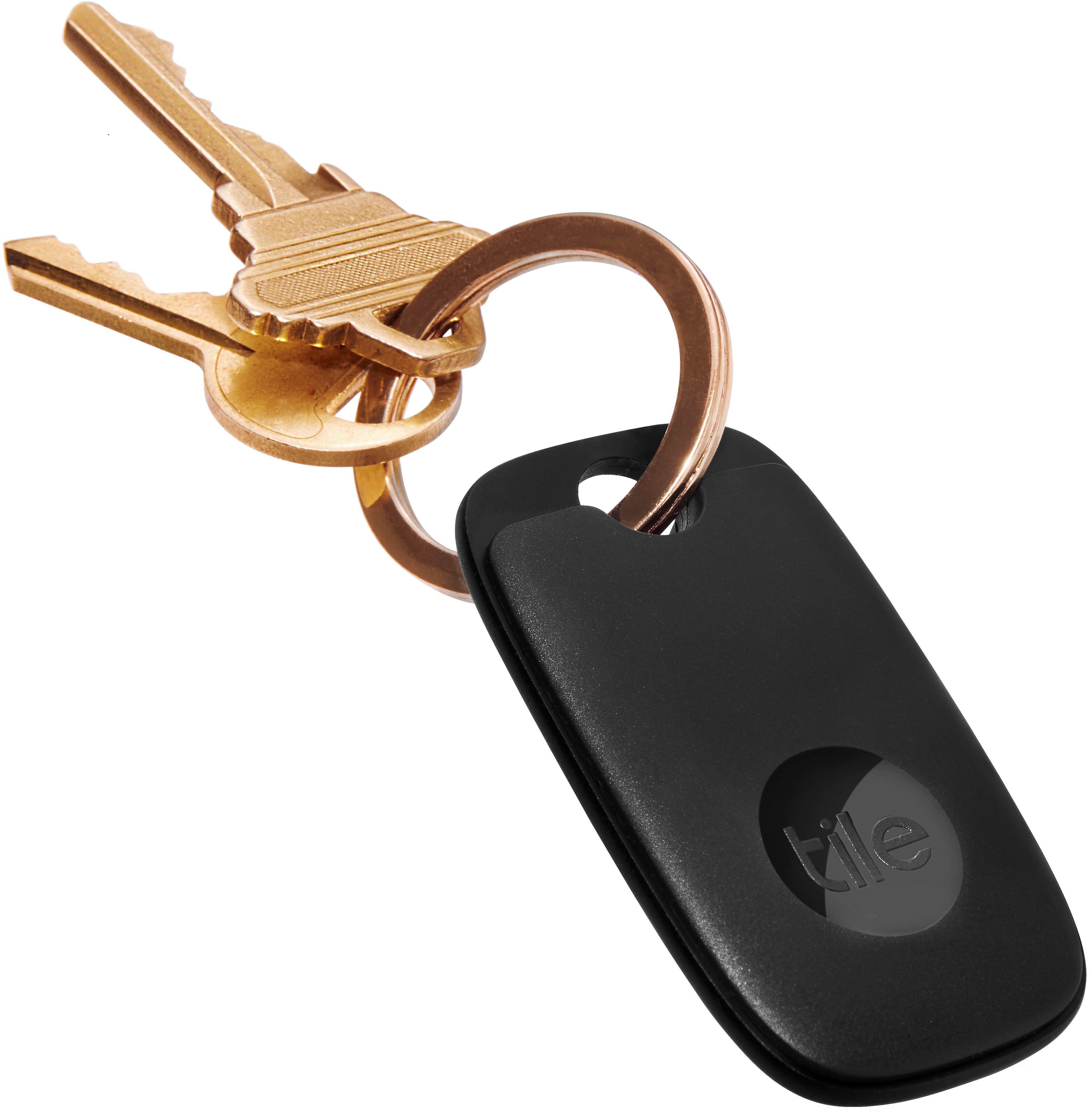 Alt View 14. Tile by Life360 - Pro (2022) - 1 pack Powerful Bluetooth Tracker, Key Finder and Item Locator for Keys, Bags, and More; Up to 400 ft Range - Black.