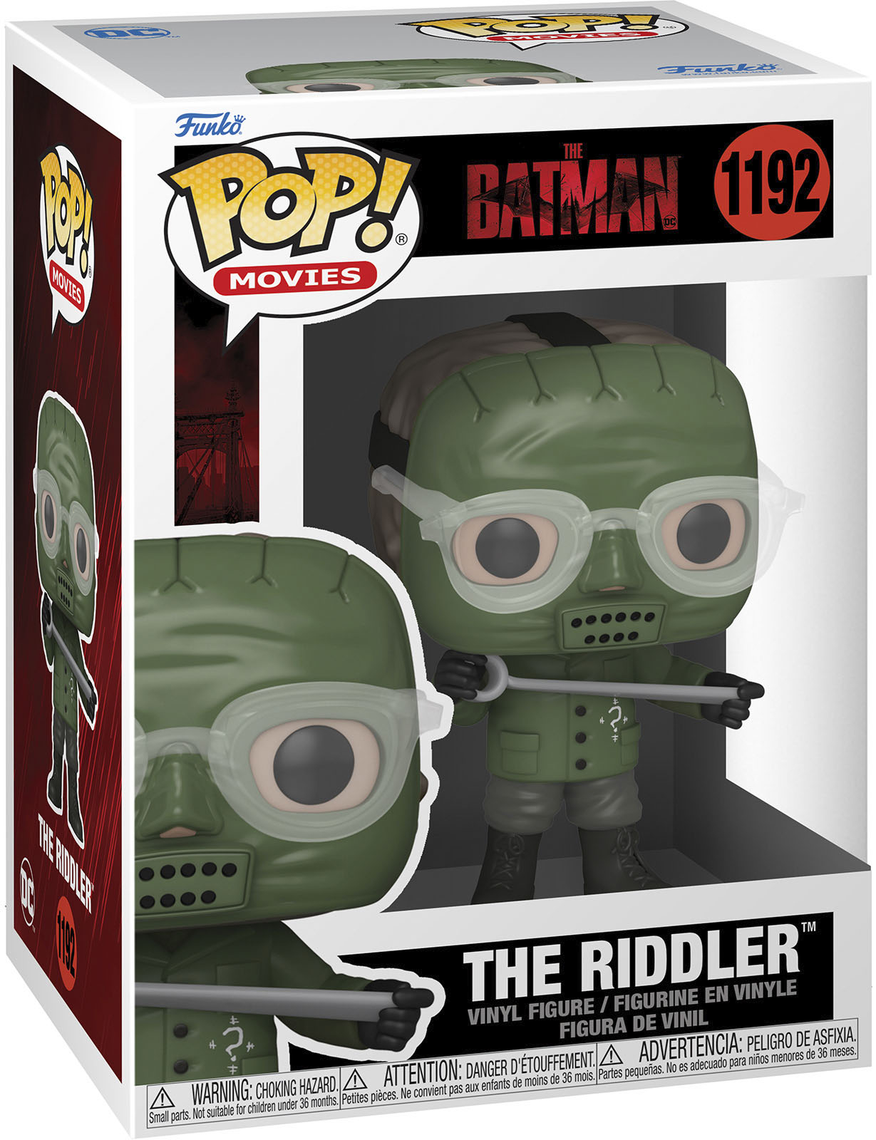 Angle View: Funko - POP Heroes: The Batman- The Riddler