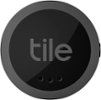 Tile by Life360 - Sticker (2022) - 1 Pack Small Bluetooth Tracker, Remote Finder and Item Locator, Pets and More; Up to 250 ft. Range - Black