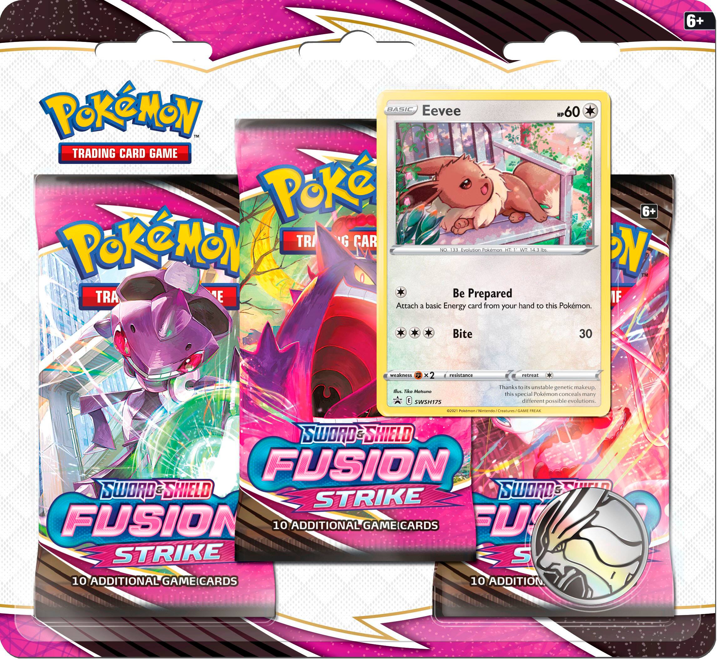 Pokémon TCG: Sword & Shield-Battle Styles 3 Booster Packs, Coin & Eevee  Promo Card