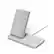 Front. iOttie - iON 7.5/10W Wireless Duo Charging Stand & Pad for iPhone/Android - Gray.