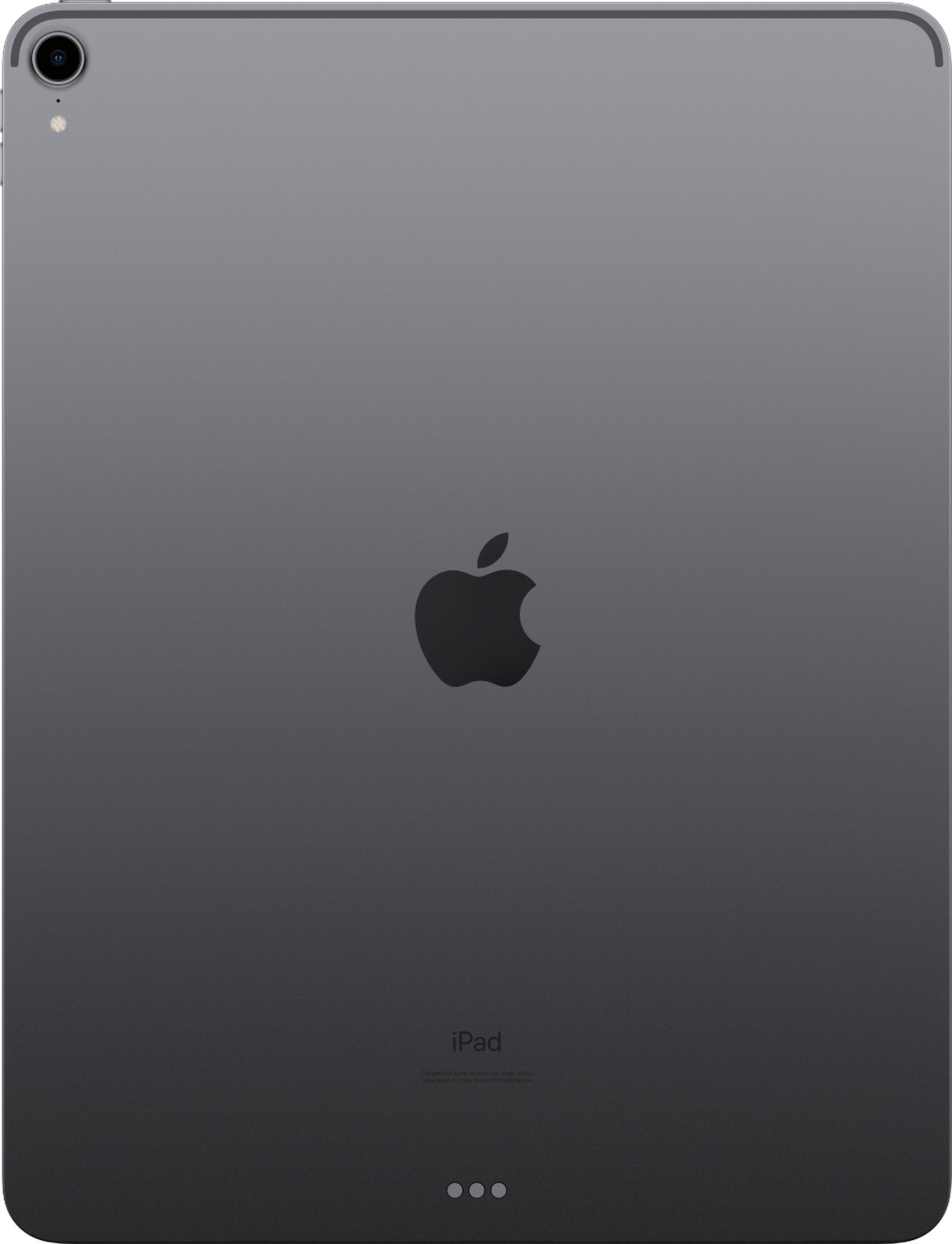Back View: Apple - Geek Squad Certified Refurbished 12.9-Inch iPad Pro (Latest Model) with Wi-Fi - 128GB - Space Gray