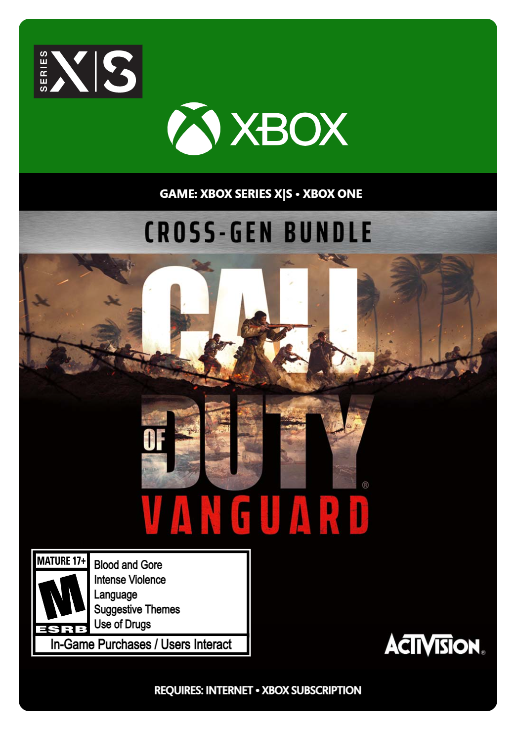 Call of Duty Vanguard Cross-Gen Bundle Edition - Xbox One, Xbox Series S, Xbox Series X [Digital]