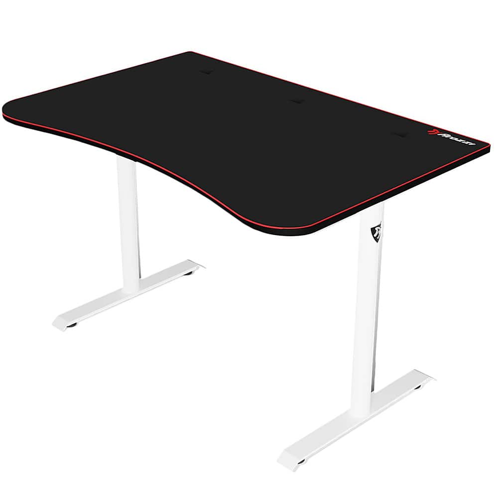 Left. Arozzi - Arena Fratello Gaming Desk - White.