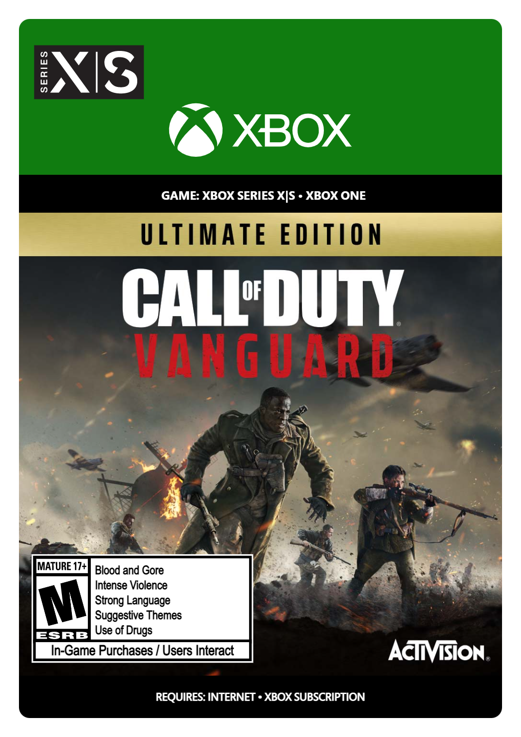 Call of Duty Vanguard Ultimate Edition - Xbox One, Xbox Series S, Xbox Series X [Digital]