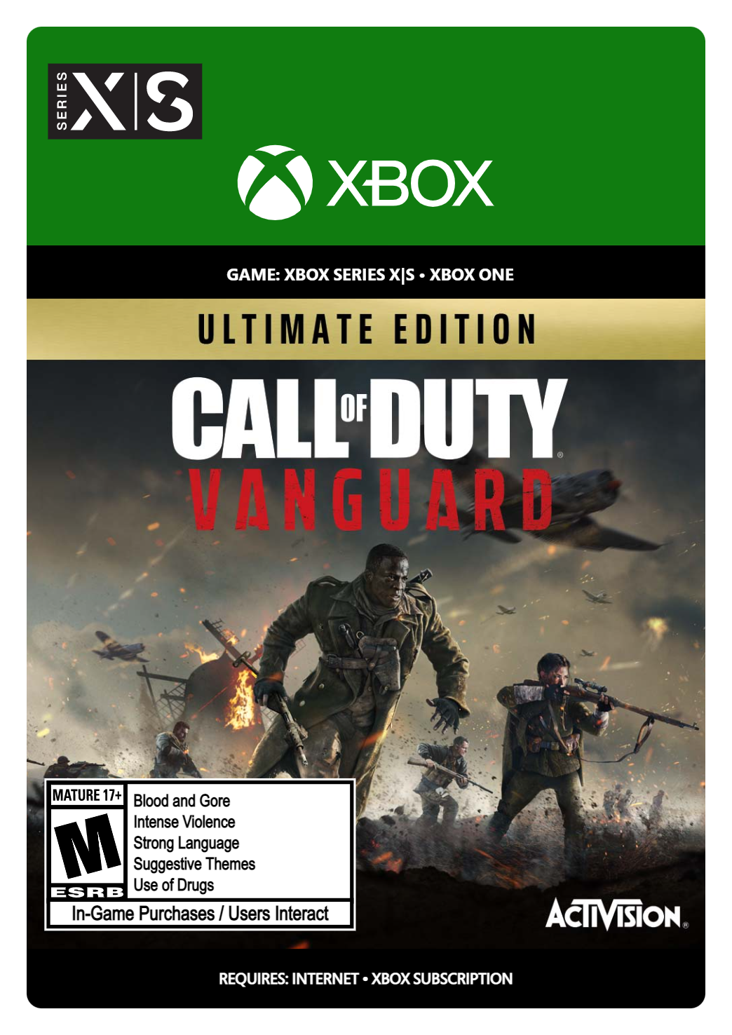 call of duty vanguard on xbox