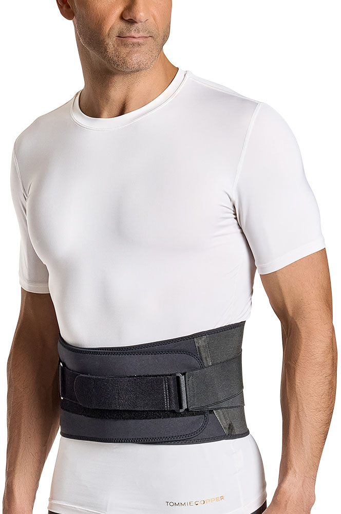 Men's Lower Back Support Shirt | Black | Size M | Tommie Copper