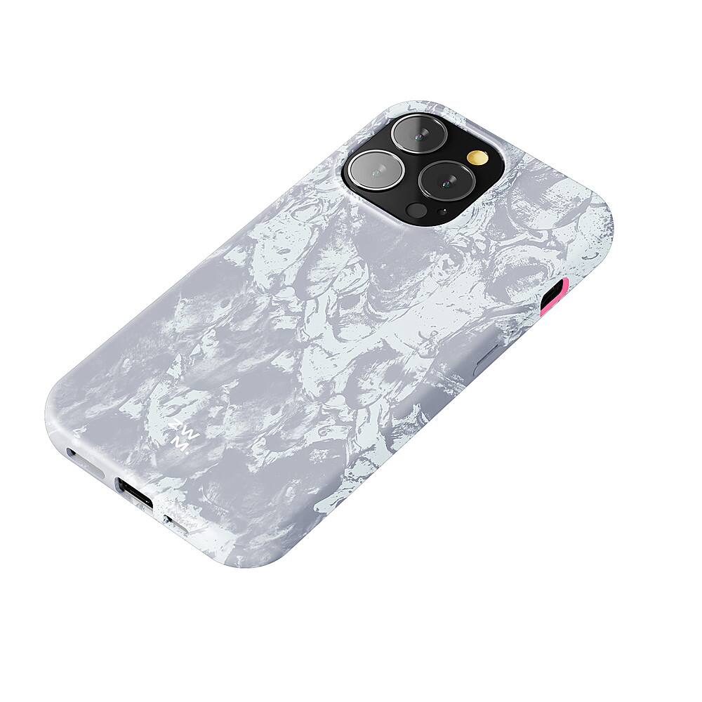 Angle View: Zero Waste Movement - Apple iPhone 13 Pro Eco-Friendly Phone Case - Blue \ Grey