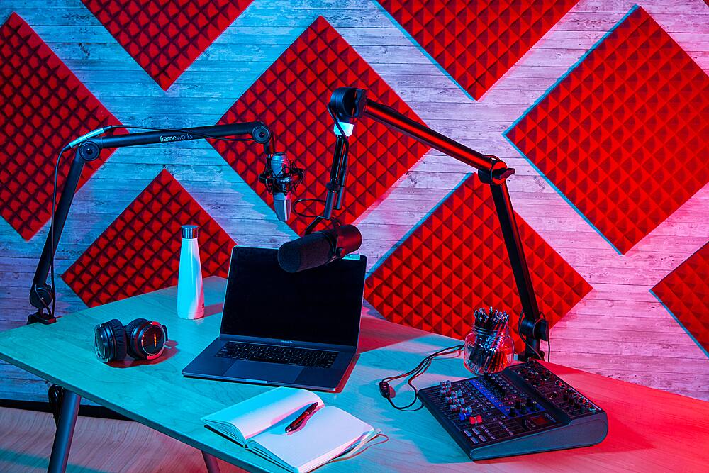 Alt View 14. Gator Frameworks - Pro Desktop Mic Boom Stand - Black.