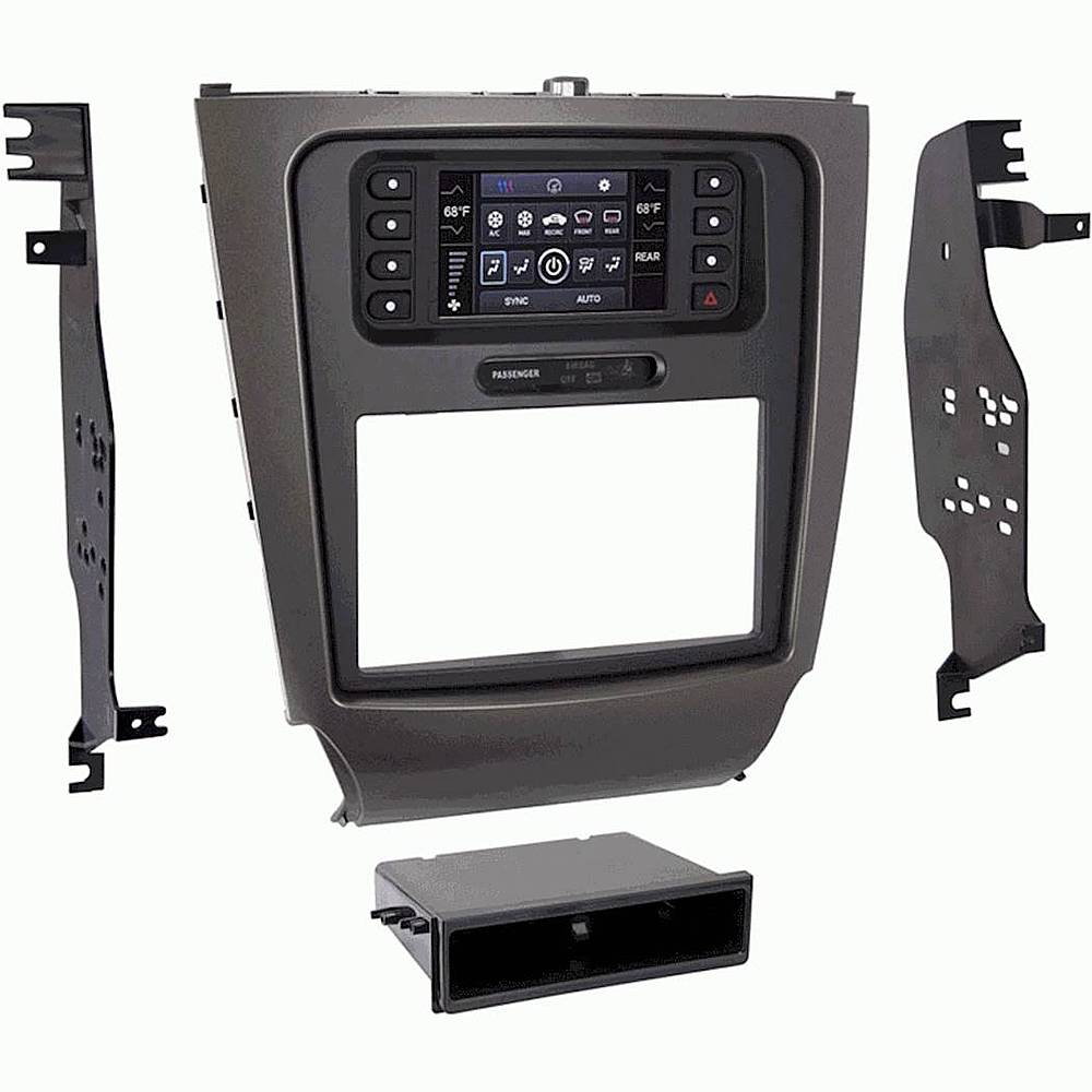 Angle View: Metra - Dash Kit for Select 2004-2008 Ford, Lincoln and Mercury Vehicles - Black