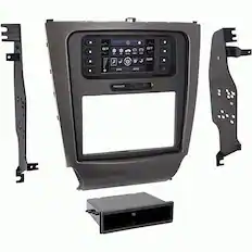 Angle. Metra - Dash Kit for Select 2006-2013 Lexus IS 250 IS DIN DDIN - Tone Gray/Black.