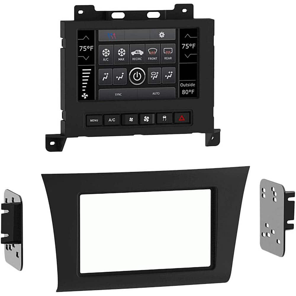 Angle. Metra - Dash Kit for Select Chrysler Vehicles - Matte Black.