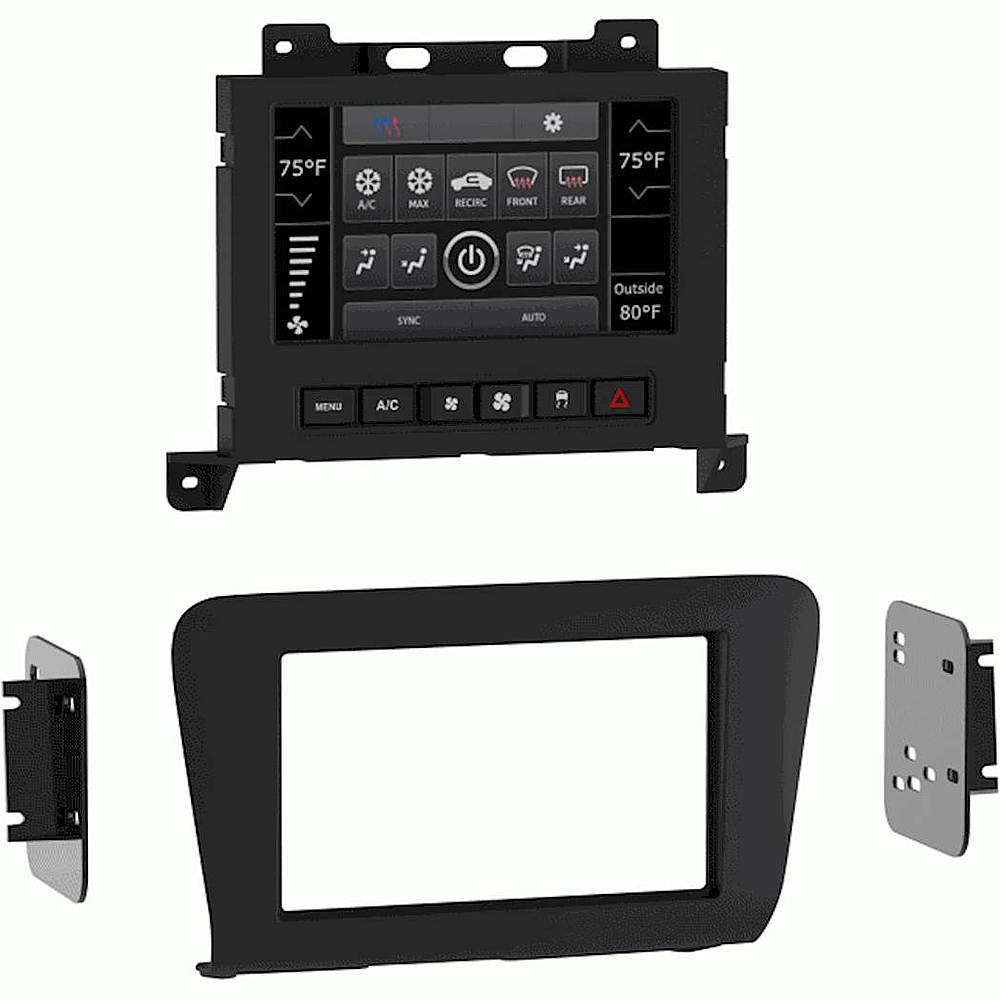 Angle. Metra - Dash Kit for Select 2015-2023 Dodge Charger DIN DDIN - Matte Black.