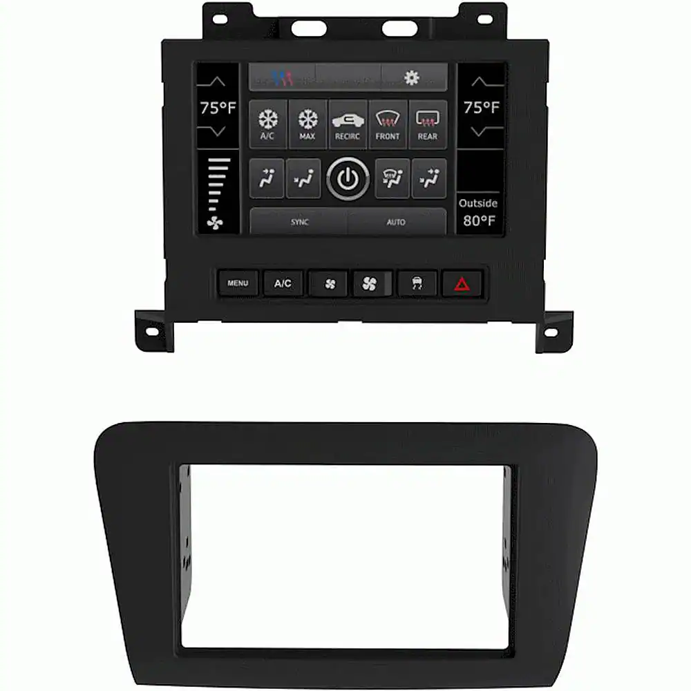 Metra - Dash Kit for Select 2015-2023 Dodge Charger DIN DDIN - Matte Black