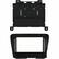 Alt View 11. Metra - Dash Kit for Select 2015-2023 Dodge Charger DIN DDIN - Matte Black.