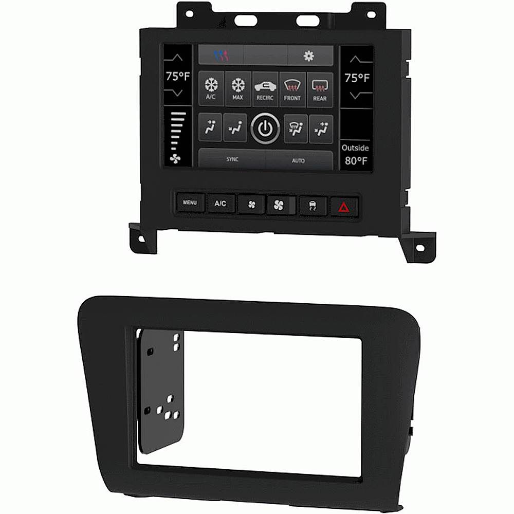 Left. Metra - Dash Kit for Select 2015-2023 Dodge Charger DIN DDIN - Matte Black.