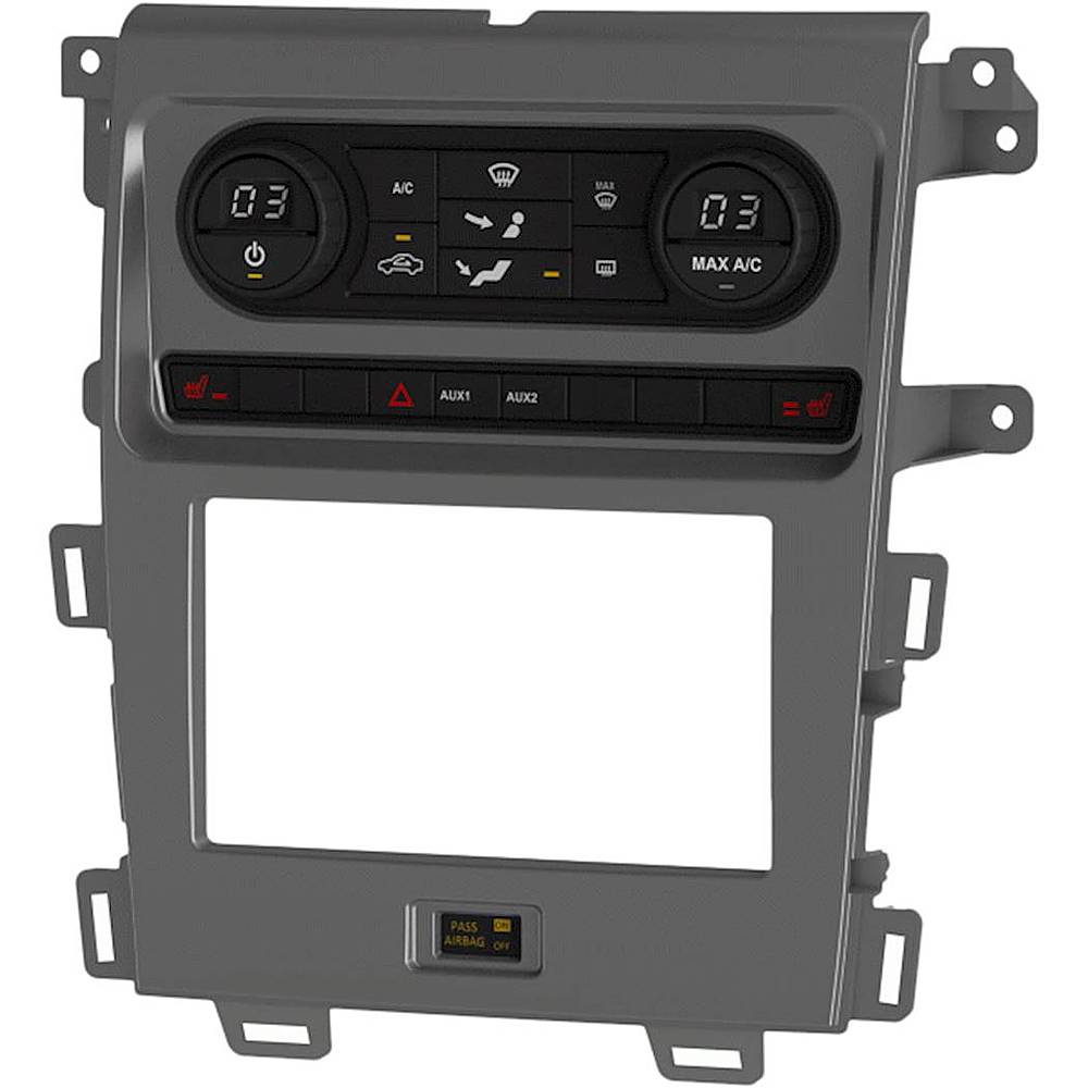 Alt View 11. Metra - Dash Kit for Select 2011-2014 Ford Edge - Charcoal/Matte Black.