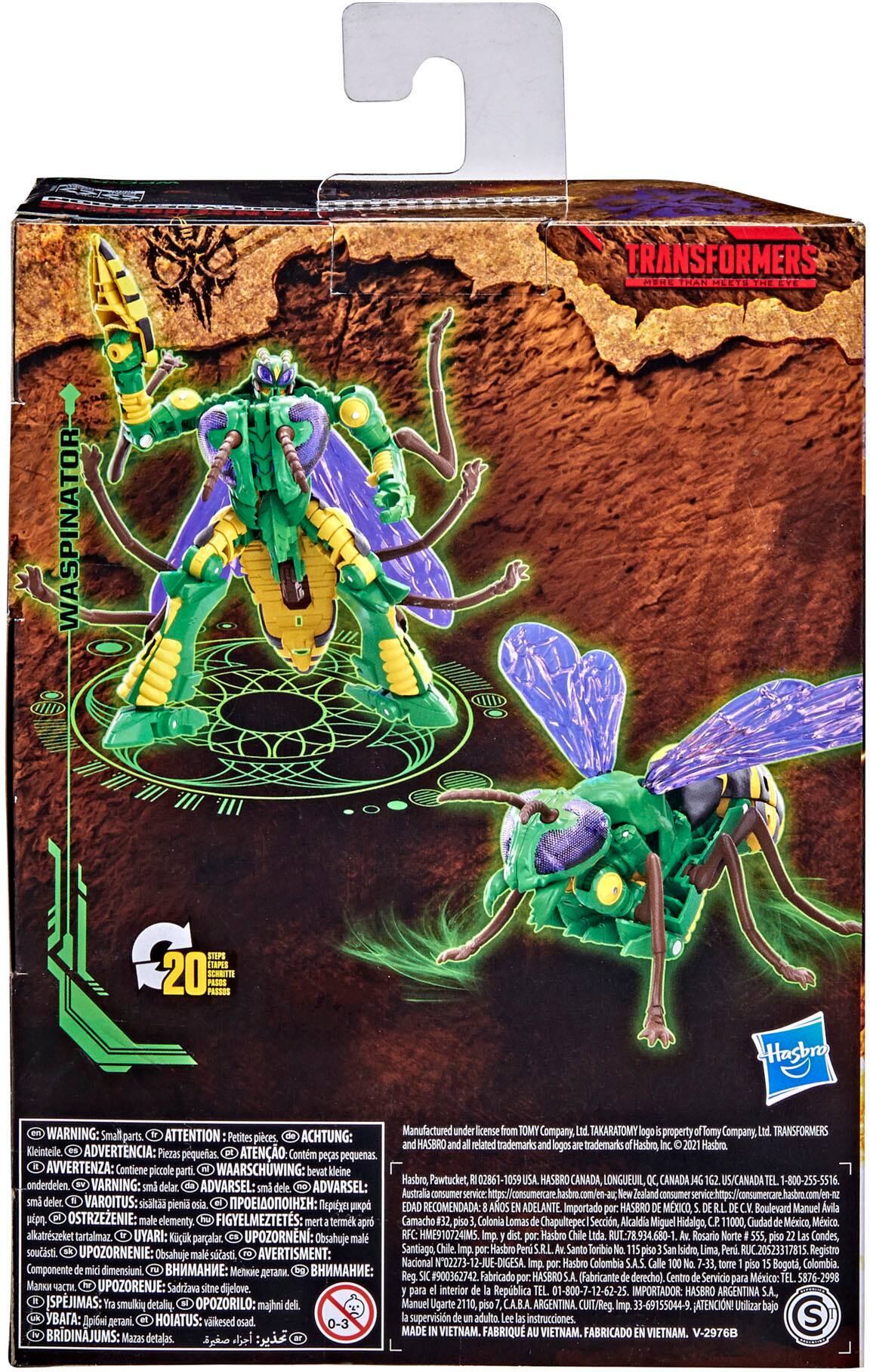 Alt View 11. Transformers - Transformers Generations War for Cybertron: Kingdom Deluxe WFC-K34 Waspinator.