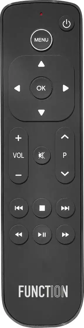 Function101 Button Remote Function 101 Function101 Button Remote for Apple TV / Apple TV4K Black ...