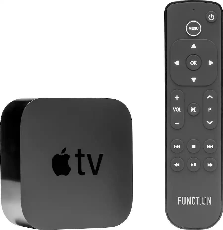 Function101 Button Remote Function 101 Function101 Button Remote for Apple TV / Apple TV4K Black ...