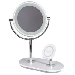 OttLite - 320 Lumen LED Makeup Mirror with Qi Charging - Front_Zoom