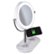 Alt View Zoom 18. OttLite - 320 Lumen LED Makeup Mirror with Qi Charging - Silver/White.