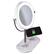 Alt View 18. OttLite - 320 Lumen LED Makeup Mirror with Qi Charging - Silver/White.