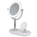 Left Zoom. OttLite - 320 Lumen LED Makeup Mirror with Qi Charging - Silver/White.