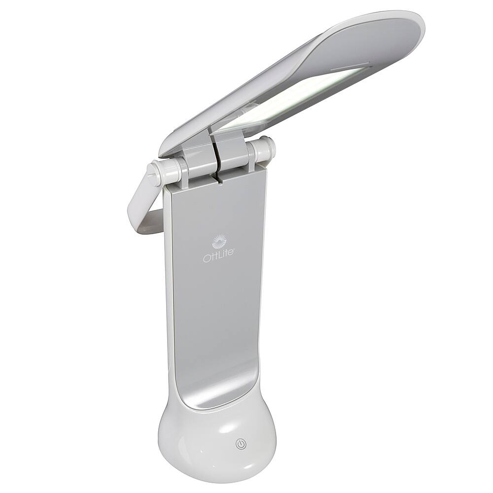 Angle. OttLite - 558 Lumen Wellness Series Dimmable LED Task Lamp.