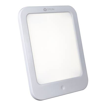 Front. OttLite - LED Therapy Lamp with Clearsun - White.
