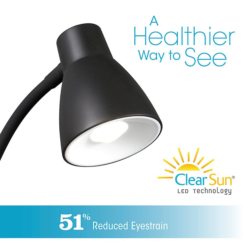 A Healthier Way to See Clear Sun LED Technology 51% Reduced Eyestrain