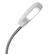 Angle. OttLite - 881 Lumen Dimmable LED Floor Lamp with Magnifier - White/Gray.
