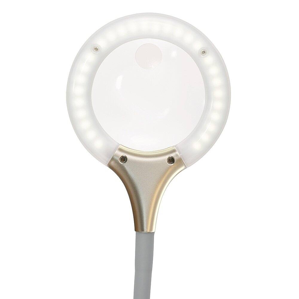 Alt View 14. OttLite - 1300 Lumen Ultimate 3-in-1 Craft Lamp - Nickel/Gray.