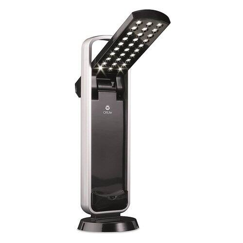 OttLite - LED Task Lamp - Black and Silver