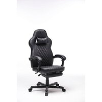 Arozzi - Mugello Special Edition Gaming Chair with Footrest - Pure Black - Alt_View_Zoom_11