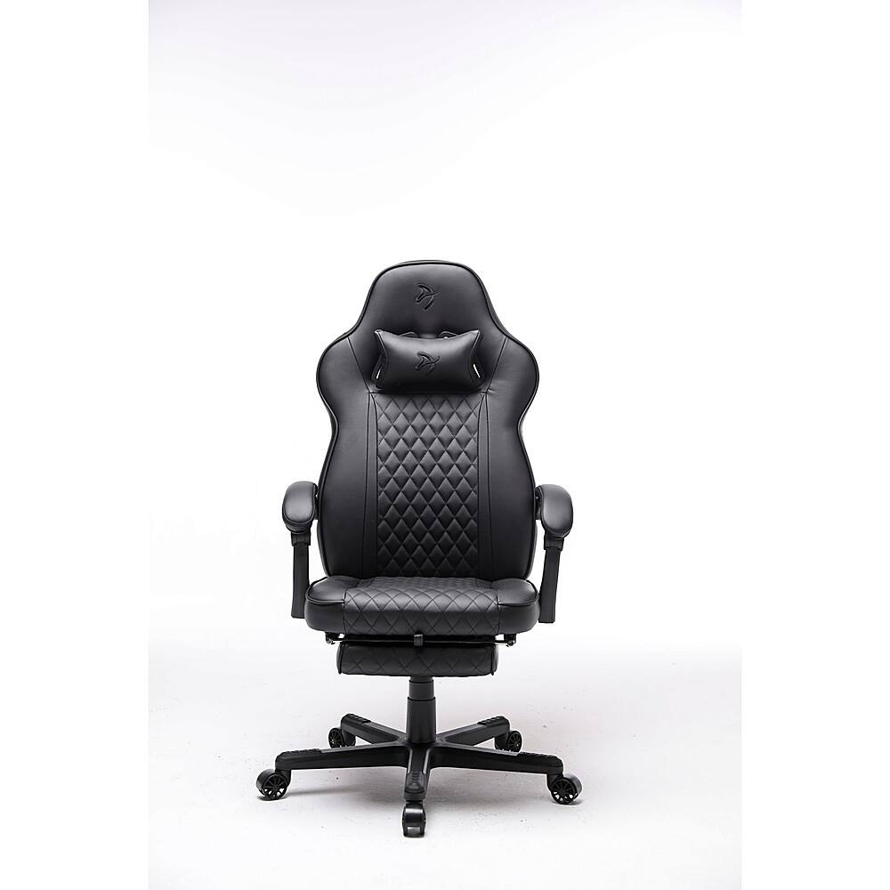 Alt View 14. Arozzi - Mugello Special Edition Gaming Chair with Footrest - Pure Black.